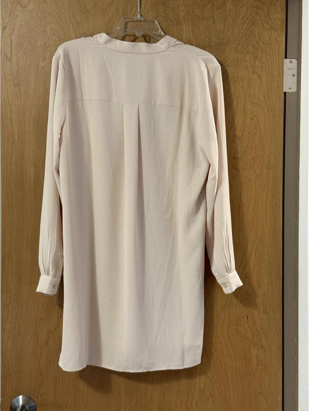 NWT Anne Klein Crema Popover Tunic Blouse Long Sleeve Women's Small - Picture 2 of 7
